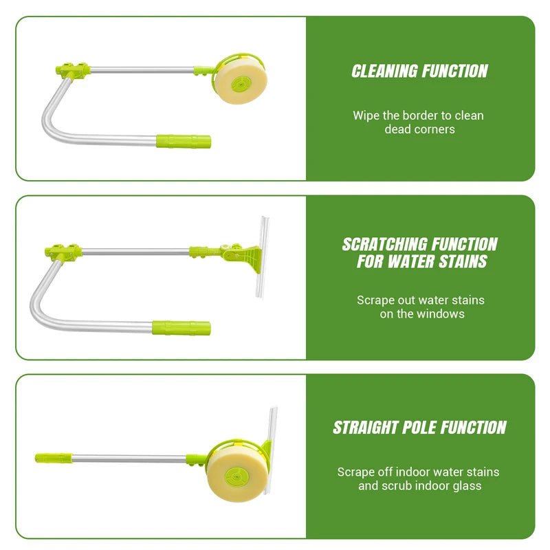 Telescopic Window Cleaning Tool High Rise Window – close-up
