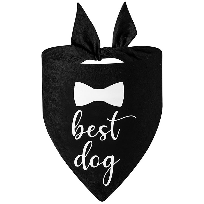 Dog Wedding Bandana My Humans Are Getting – side view