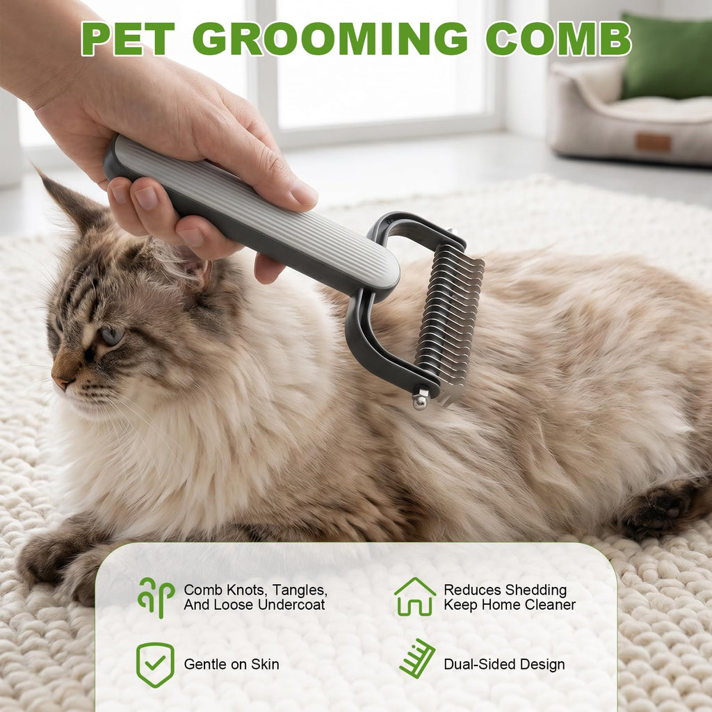 Self-Cleaning Pet Grooming Brush