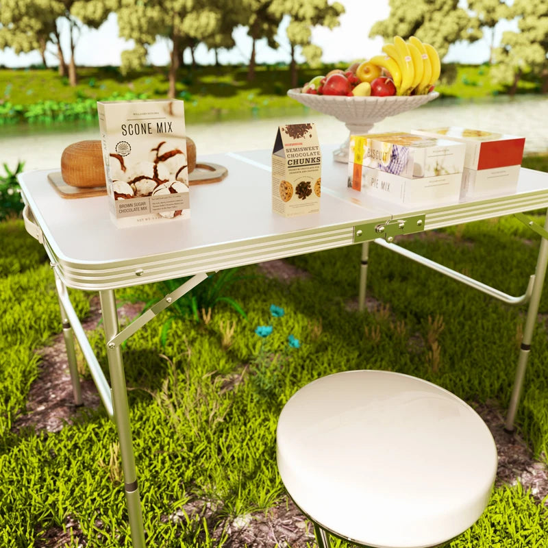 Full Set Of Outdoor Foldable Portable Camping – in use