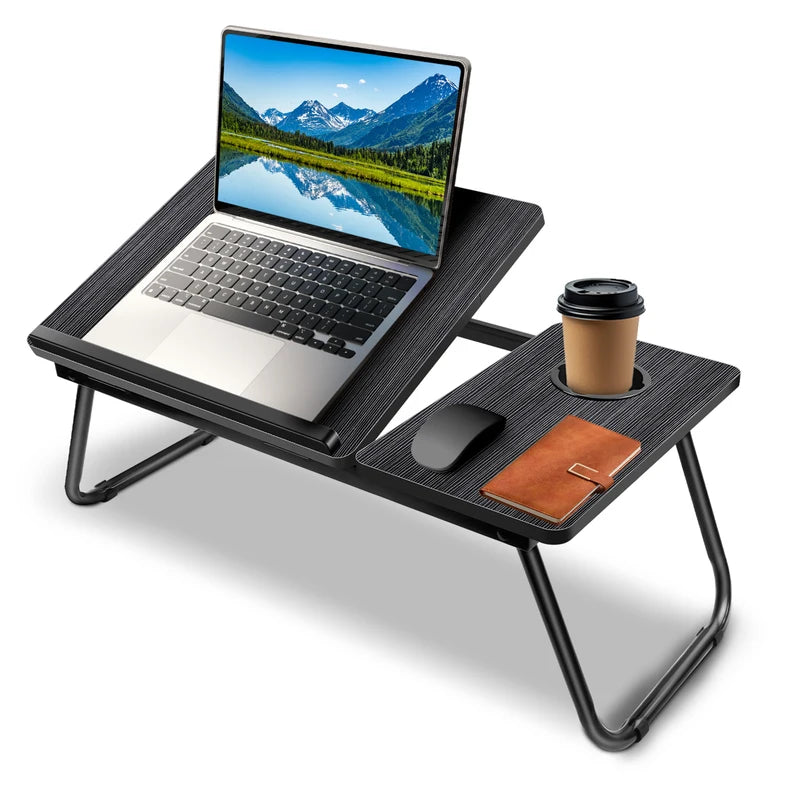 Laptop Desk Laptop Bed Table With Foldable – in use