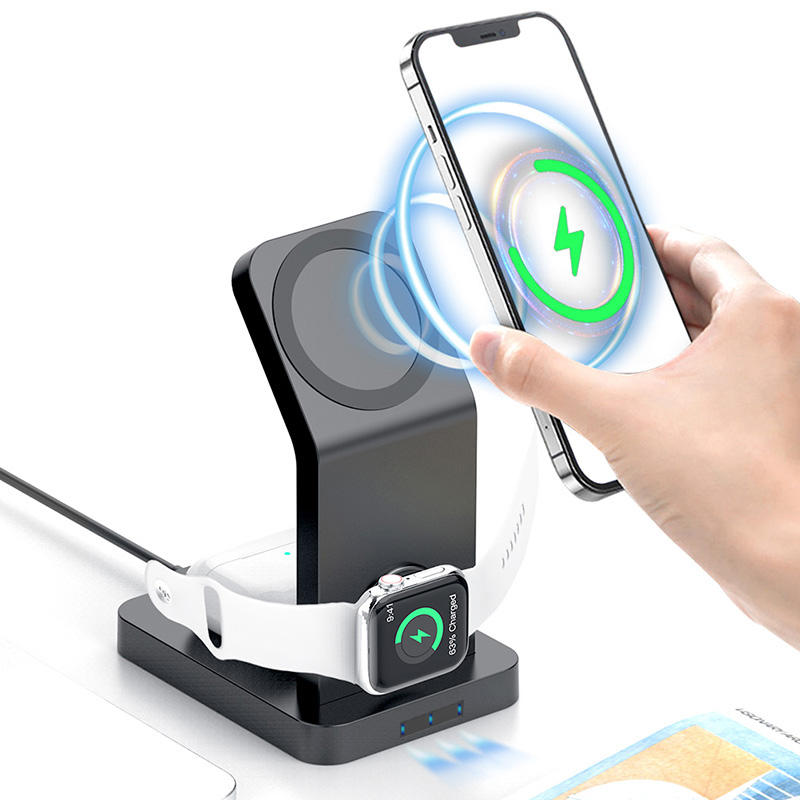 Flame-retardant Material Electromagnetic Wireless Charger – back view