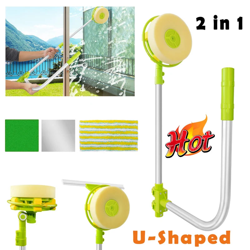 Telescopic Window Cleaning Tool High Rise Window – detail view