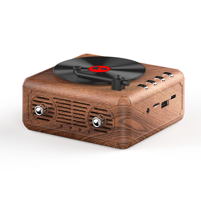 FT07 Retro Turntable Bluetooth Speaker