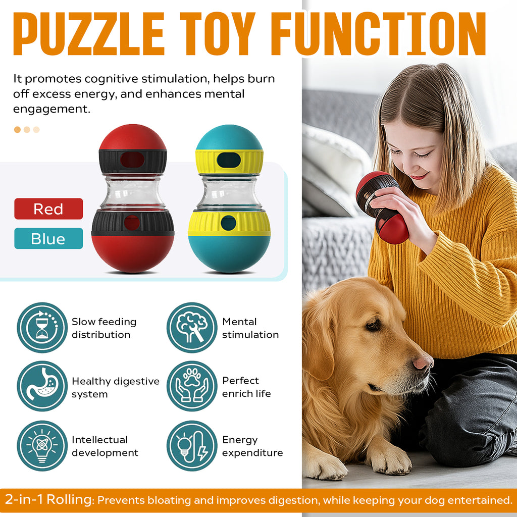 Interactive Dog Puzzle Feeder