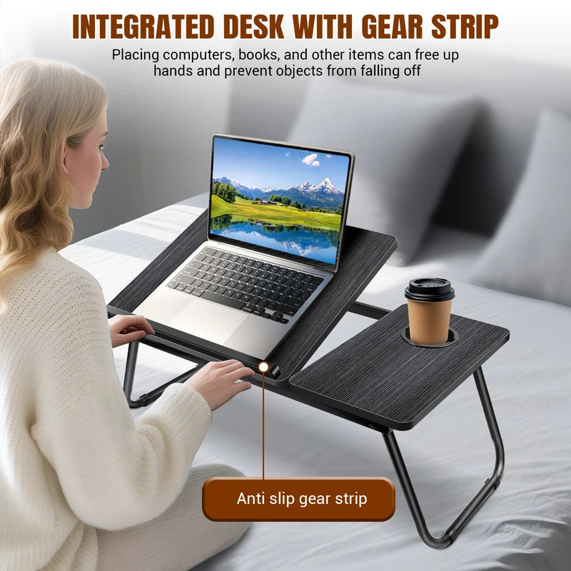 Laptop Desk Laptop Bed Table With Foldable – close-up