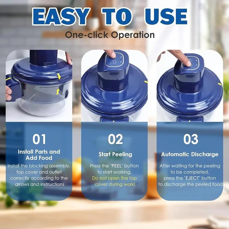 Portable Automatic Electric Fruit Peeler Grape Peeler
