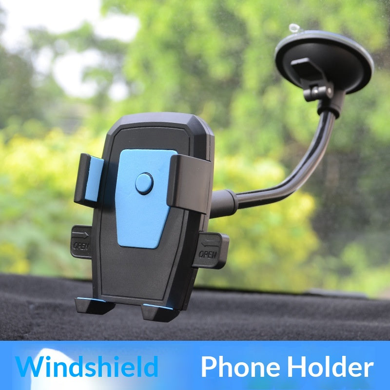 Windshield Hose Style Car Phone Holder Suction – side view