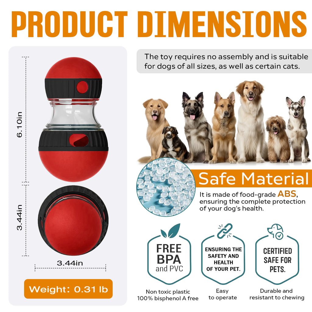 Interactive Dog Puzzle Feeder