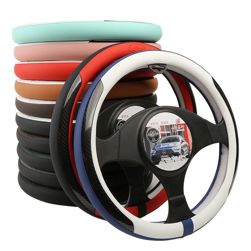 Pastel Steering Wheel Cover Set – back view