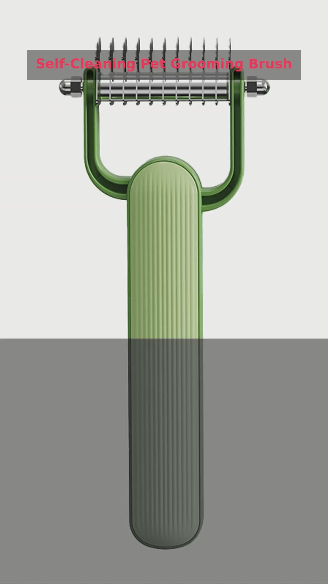 Self-Cleaning Pet Grooming Brush
